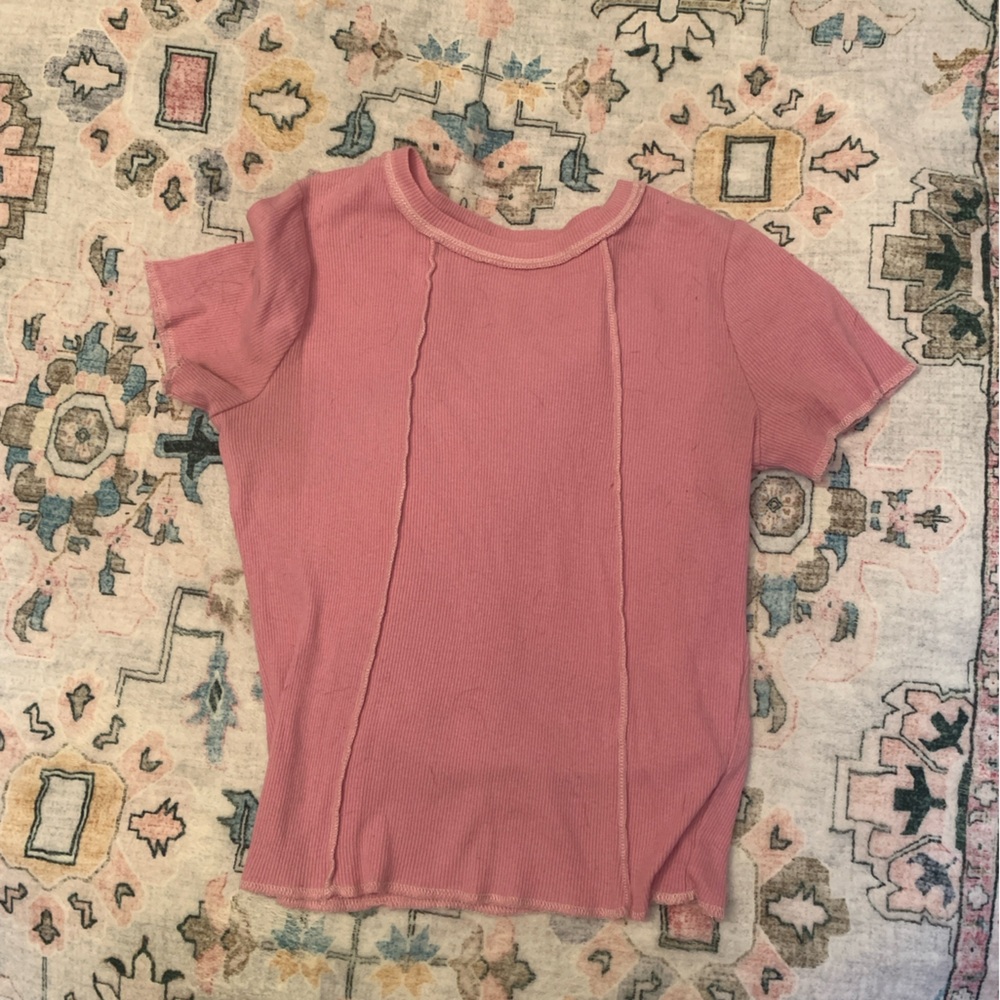 Pink Women's Hollister Top